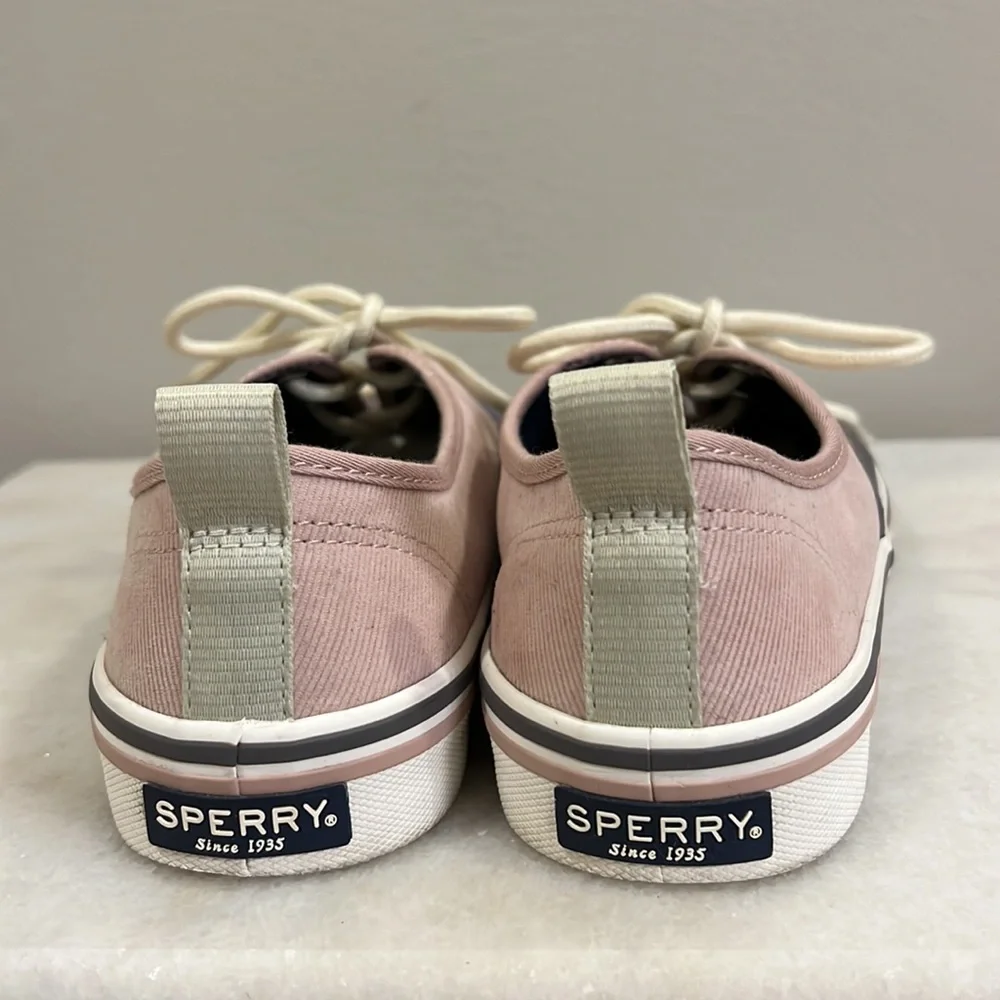 Sperry Gray & Pink Sneaker - Picture 4 of 5